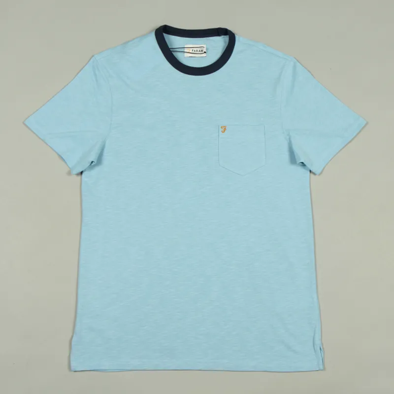 Farah Groove T-Shirt - Moonstone
